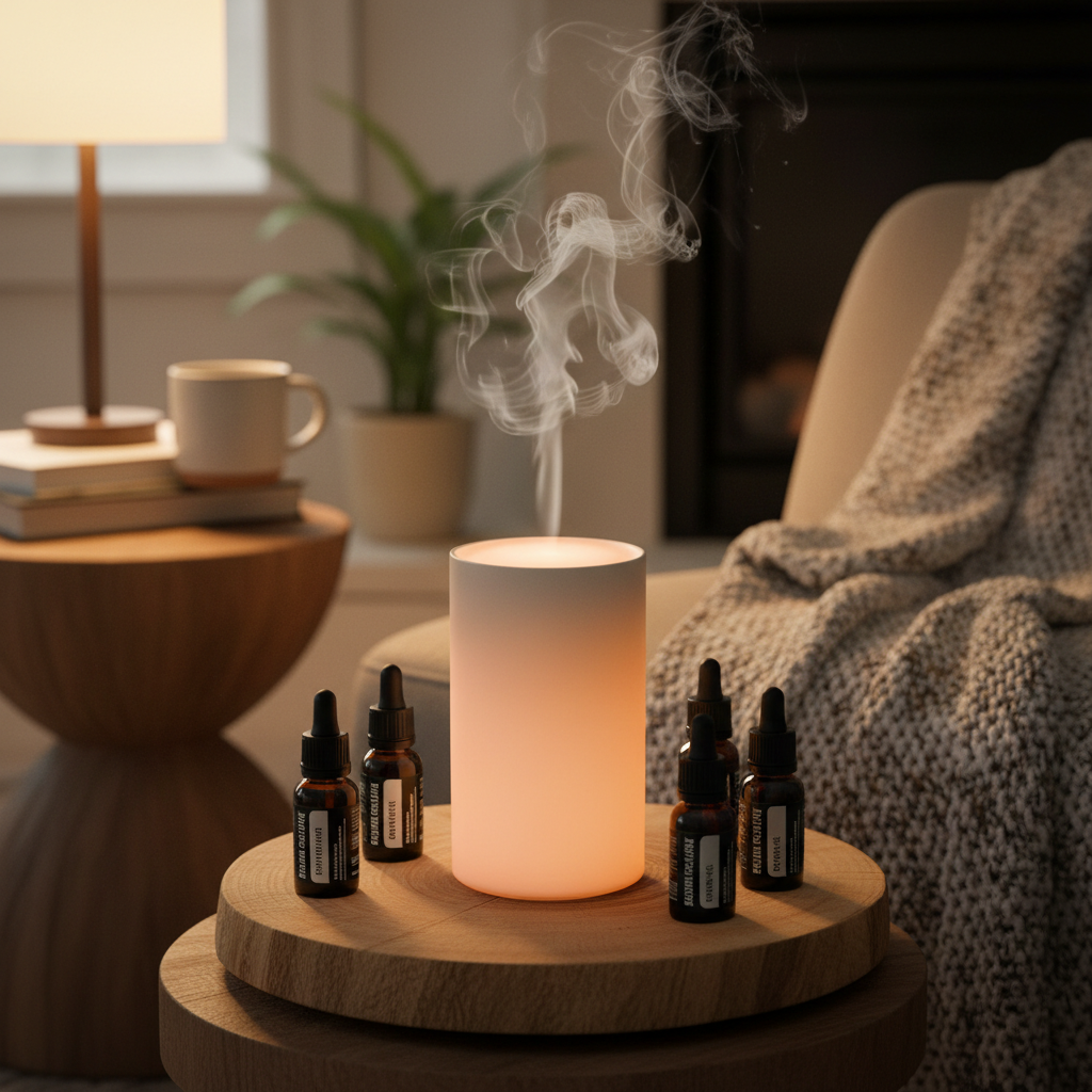Aromatherapy Diffuser & Essential Oils Set
