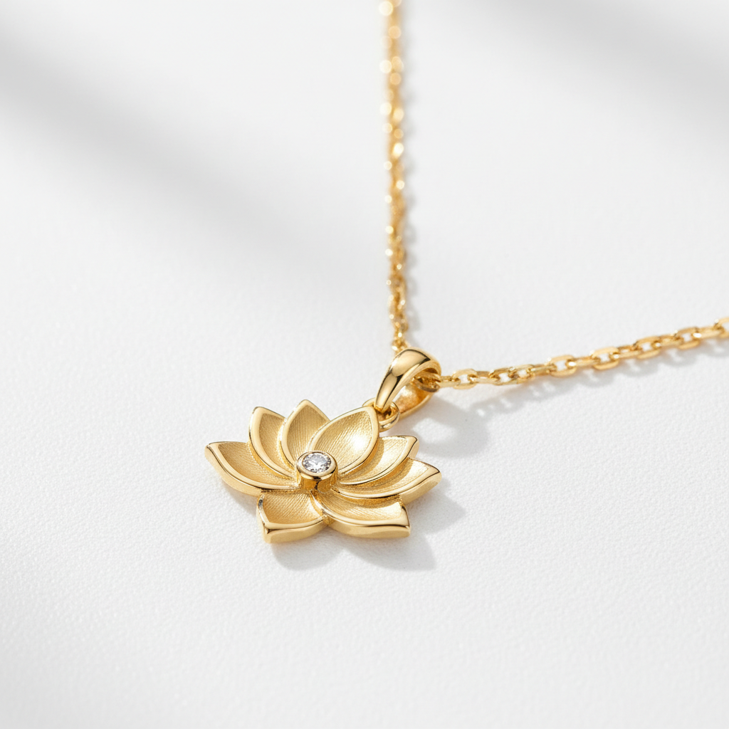 Gold Plated Pendant Necklace