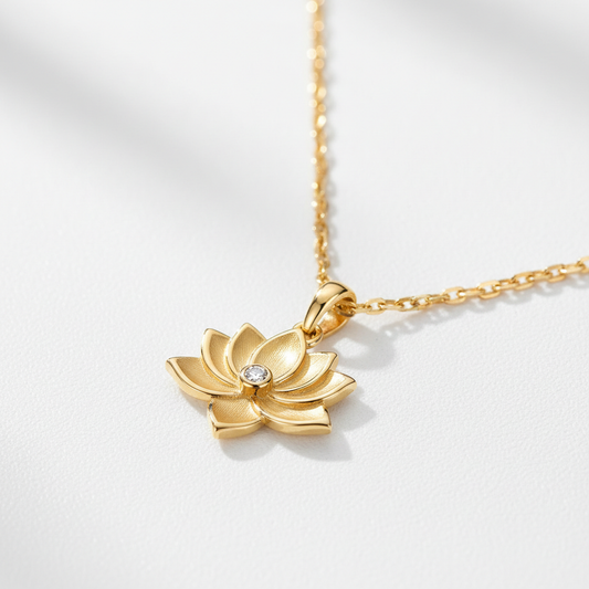 Gold Plated Pendant Necklace